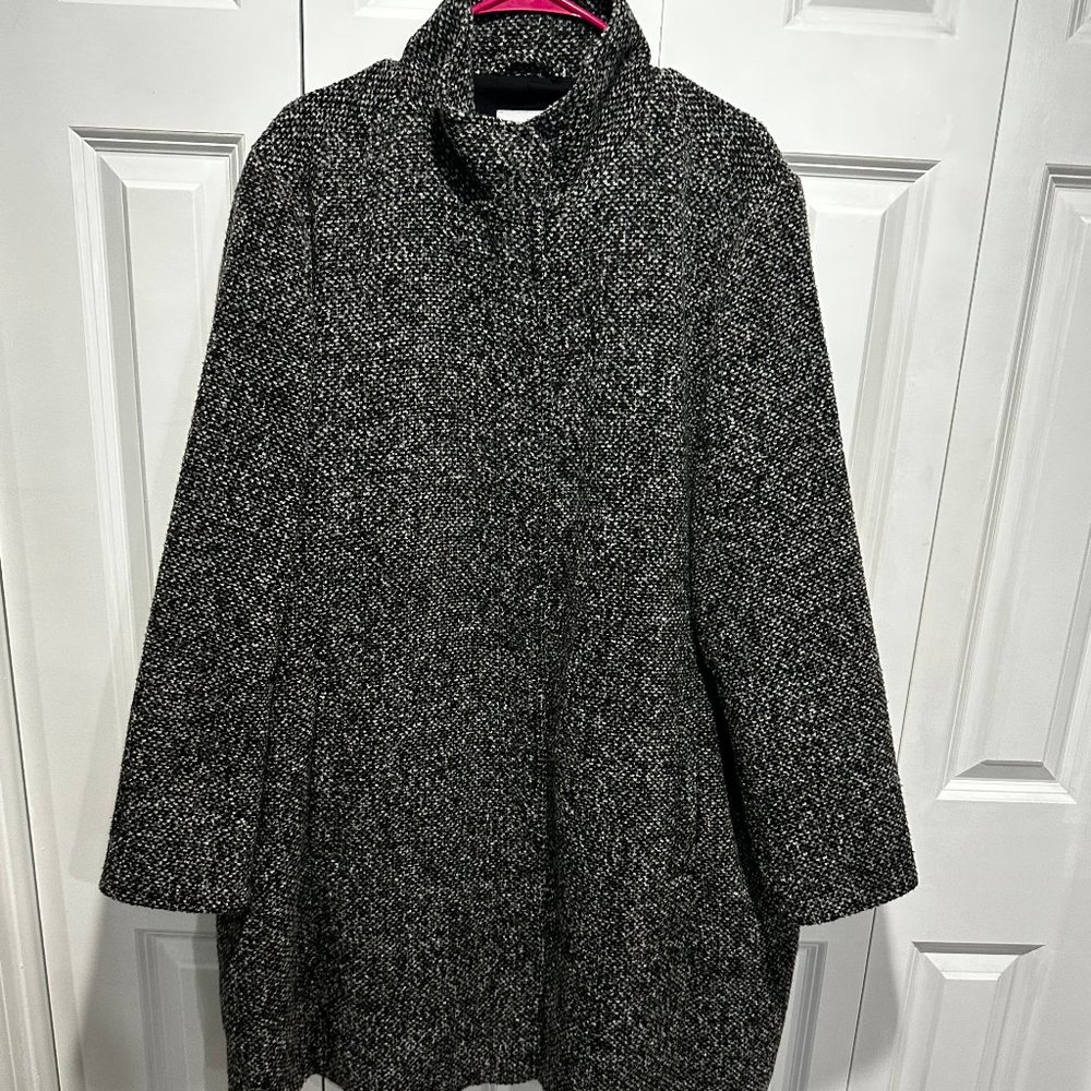 Old Navy Long Wool Zipped Jacket